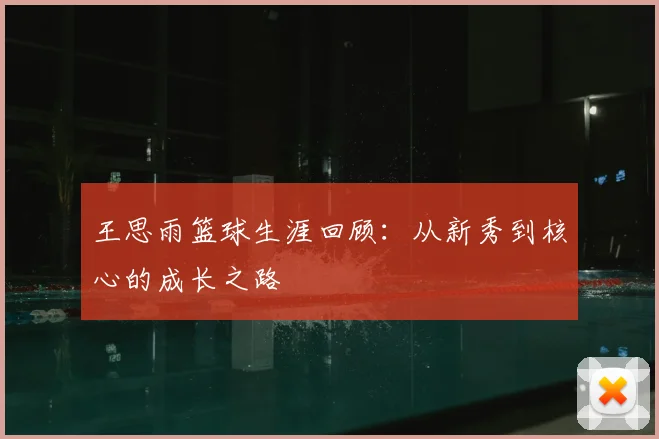 王思雨篮球生涯回顾：从新秀到核心的成长之路